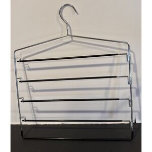 Metal Pants Tree Hangers Bedroom Closet Storage Organization Slacks Swing Arm